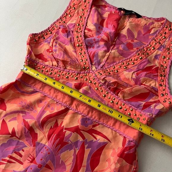 Vintage Express Design Studio Womens Y2K Silk Babydoll Top Size Medium Fairy - Picture 4 of 9